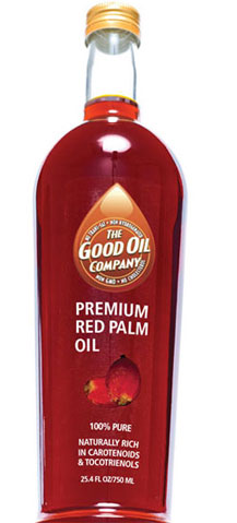 Red Palm Oil Bottle