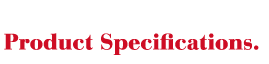 Product specifications